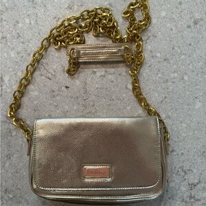 Lilly Pulitzer Gold Chain Shoulder Bag